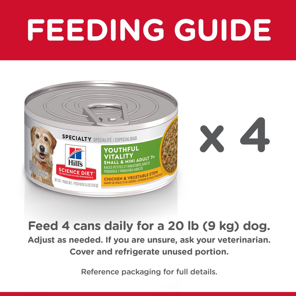 Adult 7+ Senior Vitality Small & Mini Dog Food