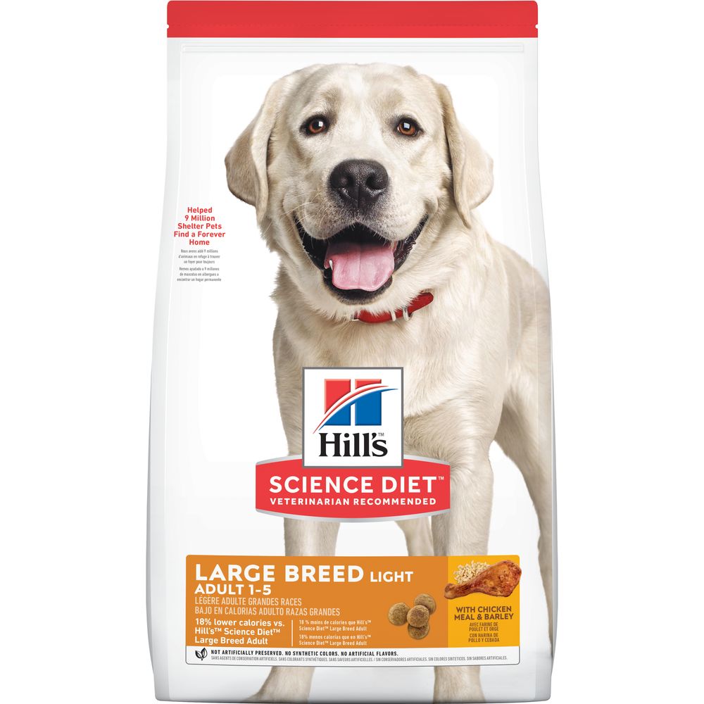 Adult Light Large Breed Dog Food Hill s Pet Nutrition