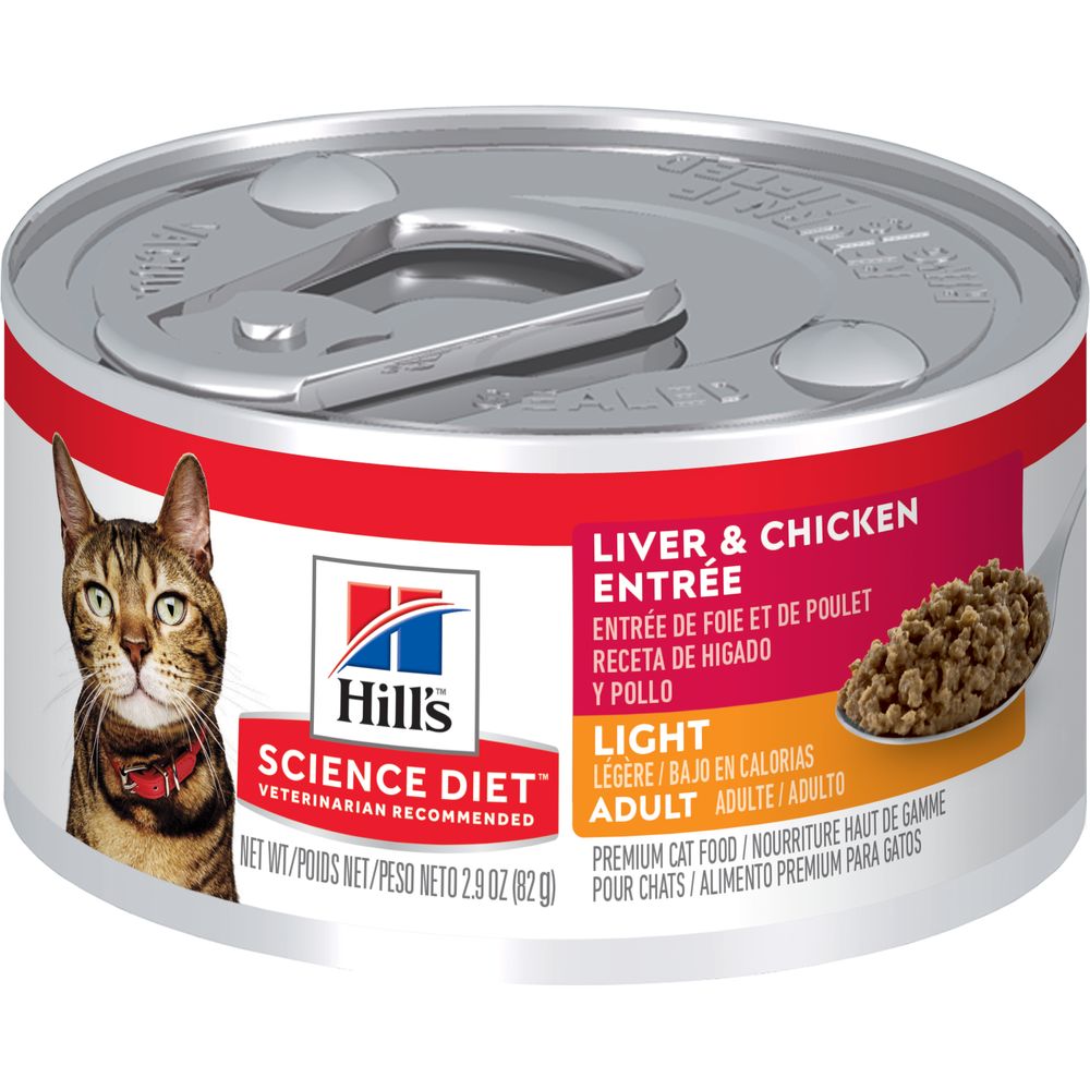 Adult Light Cat Food Hill s Pro Staff Feeding