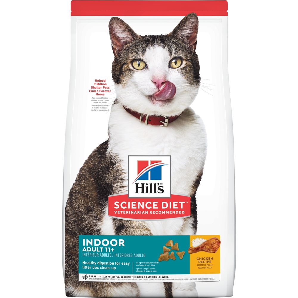 Senior 11 Indoor Cat Food Hill s Pet Nutrition