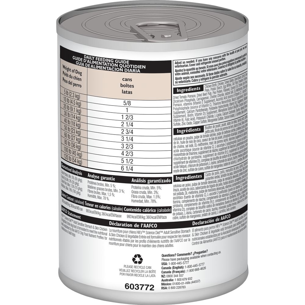 Adult Sensitive Stomach & Skin Dog Food
