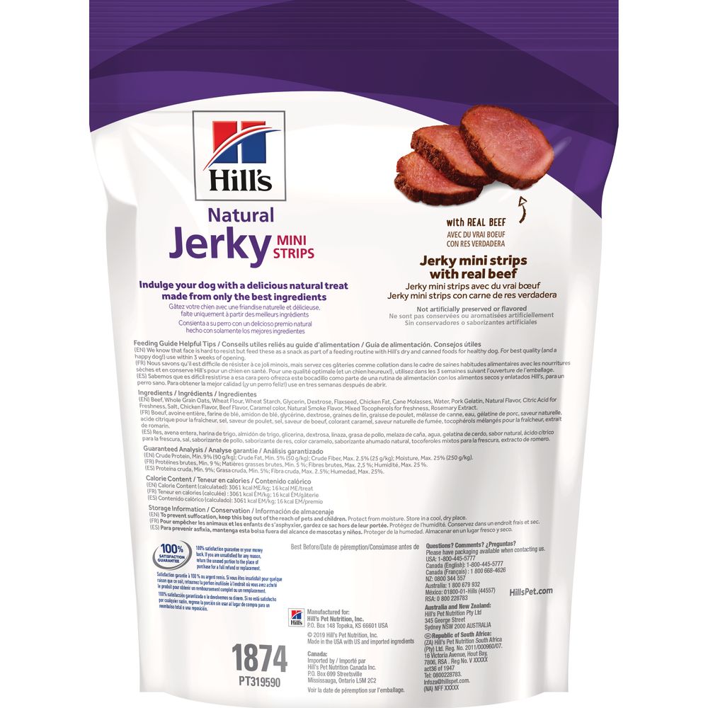 Natural Jerky Mini-Strips Dog Treats