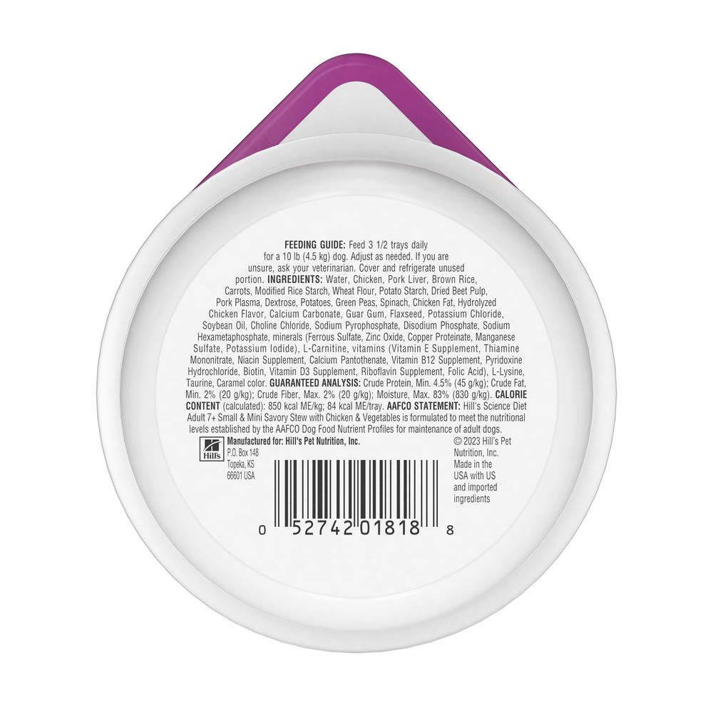 Adult 7+ Small & Mini Dog Food