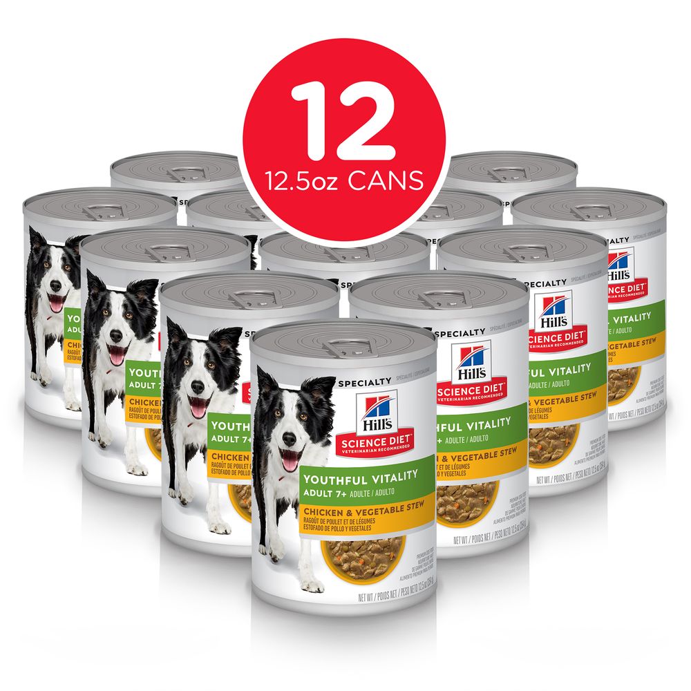 Adult 7+ Senior Vitality Dog Food | Hill's Pet Nutrition